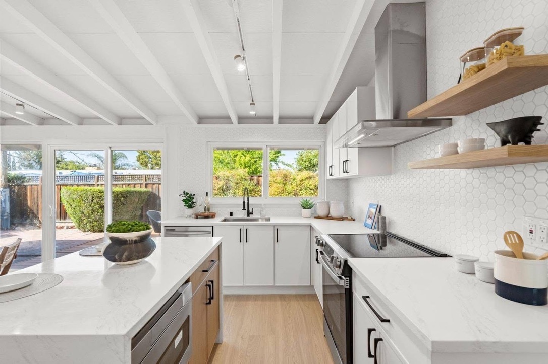 Modern design-build home interior